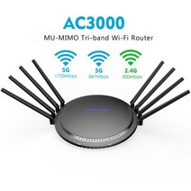 와이파이 증폭기 공유기 인터넷 Wavlink-AC3000/2100/1200 기가비트 무선 라우터 범위 확장기 5Ghz 2.4G 리피터 고성능 안테나 설정, [03] UK plug, [03] AC3000 Wifi router