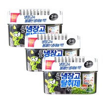 산도깨비 큰 냉장고 참숯 탈취제 본품, 420g, 3개