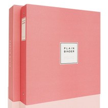 앨범샵 플레인 바인더 포토앨범 접착 백지 2p, 피치, 50매