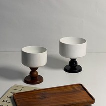 아포카토잔 아포가토잔 아인슈페너잔 아이스크립컵 고블렛 아포카토 아포가토 컵 요거트 볼 고블렛 디저트 보울, 소, 블랙, 1개