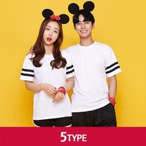 행사소품 패션 미키머리띠(5종), MS-7436-도트미키_핑크_FREE, 본상품선택