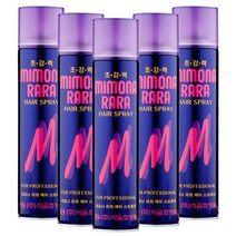 미모나 라라 헤어 스프레이 300ml X 5개 미용실스프레이