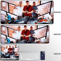그랜드 테프트 오토 GTA 5 게이밍 마우스 장패드, M + 800X300mm