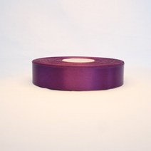 핸드메이크 고밀도 주자 공단 리본끈 10mm x 50Y 60가지 색상, c42 포도색
