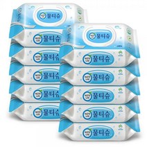 깨끗한나라 물티슈 캡 60매 X 10pack