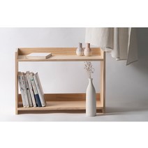 이스플리 원목 낮은 책장 1단 2단, 600 1단