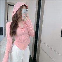 래쉬가드 여하 후드 상의 날씬해 보이는 티셔츠 순욕풍 긴팔