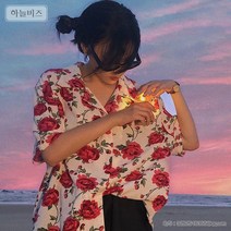 블라우스 반팔 레트로에 자외선 차단제를 입으면 뉴타임즈 C25 T937J160