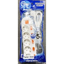 1.5M 주방정수기 멀티탭 1개입 콘센트 전기연장캡 식탁