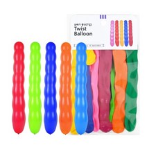 f20 145414 파티클럽 꽈배기풍선 7입 (BB05) 1봉, 상세페이지 참조