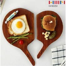한샘 마이쿡 마호가니 원목도마 플레이트 도마 대/중/소 위생도마 우드도마 플레이팅 도마