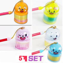 슬링키 칼라링 무지개칼라링 LED 스프링 장난감 보드게임 (1+1) 5P세트, 슬링키(1+1)