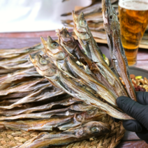 변호사 줄노가리 20미 강원도 동해안 최북단에서 말린 최상품 국내가공 명태새끼 술안주 담백고소, 소짜, 20개