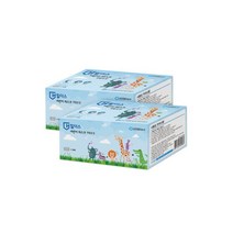유한킴벌리 어린이마스크 개별포장 30매x2통 총 60매, 유한킴벌리 어린이마스크 개별포