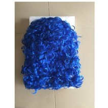 마지 심슨 하이 블루 컬 가발 할로윈 의상 파티 용품에 대한 성인 가발, 푸른