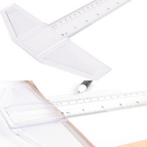 제도용 티자 삼각자 제도용구 제도용자 건축용T자, 45cm
