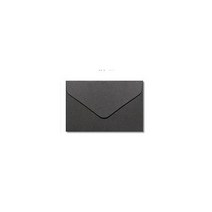 (10 개/몫) 10.5*6.7CM 빈티지 특수 종이 미니 봉투 회원 카드, Dark Grey