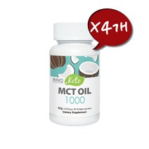 이노 헬스앤케어 케토 MCT 오일 1000 90소프트젤_X4