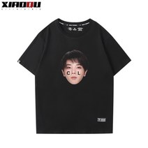 콘서트 동일스타일옷 LT 빨간색 팬덤 응원 반팔 6주년 단소, T03-L, C45-블랙 5