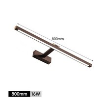 바이크 오토바이 튜닝 램프 현대 led 벽 조명 실내 침실 옆 거실 욕실 led 벽, 브라운 80cm, 따뜻한 흰색(2700-3500k)
