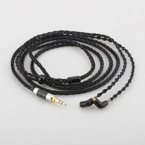 새로운 audiocrast 3.5mm 2.5mm xlr 4.4mm 8 코어 실버 도금 occ 이어폰 케이블 etymotic er4 xr sr er4sr er4xr er3sr er3, 3.5mm 균형, 1.5m, 1개