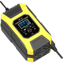 foxsur 12v 7a 7 단계 펄스 배터리 충전 딥 사이클 ef, 영국 플러그