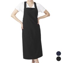 DAE26LL 네일샵 미용실 카페 주방 공방 롱 X형 앞치마, DAE26LL 검정