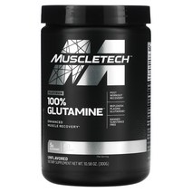머슬테크 MuscleTech 에센셜 시리즈 플래티넘 100% 글루타민 무맛 5g 300g(10.58oz), 1개, 기본