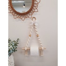 마크라메 월행잉 벽걸이 인테리어소품 주방소품/마크라메 휴지걸이