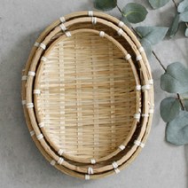 대나무채반 대나무 소쿠리 전 바구니