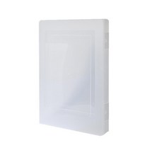 다꾸용품 스티커 정리 A4 투명 파일케이스 경영지원 계약서 화일철 악보 보관함 서류, 1개, 화이트