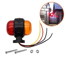 캠핑카 부품 카라반트럭 용 트레일러 vans suv 자동차 led 후면 마커 전구 경고 신호 램프 2 색, b