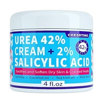 ENVISHA Urea Cream 42 Percent for Feet 42% Foot with 2% Salicylic Acid & Hyaluronic For Feet Hands, 1개