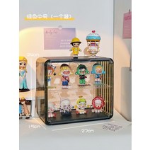 마징가케이스 마징가 아크릴 피규어 전시장 인형 보관함 블라인드 수납 스탠드 빅 버블마트 디무 하우스 하우스 핸드메이드 투명 캐비닛 조경 아크릴 벽걸이, 녹색 대형 단일 팩 가벼운 벨트 보내기단층 파티션