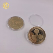 세계 화폐 해외 동전 1 pc 단위 리플 대시 monero eos bitcoin 기념품 라운드 수집가 giftrt 컬렉션 컬렉션, 공동 018-1