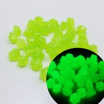자갈 꾸미기 조경 어항 야광 조경돌 정원 20/50/80 pcs 글로우 스톤 빛나는 돌 바위 장식품 야외 물고기 탱크 야드 장식, 80pcs, fruit green