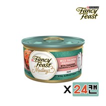 [퓨리나][팬시피스트][메들리] 프리마베라 파테 연어 85g x12캔/24캔, 24캔