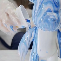 콜라쥬아트 무지 베어브릭 피규어 학습교구 아크릴물감 마카펜, 무지 베어브릭 23cm