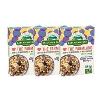 Cascadian Farm 베리 바닐라 퍼프 시리얼 글루텐프리 291g, 3개