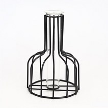 식물 화병 묘지 nordic style creative vase home 철, 블랙 에이