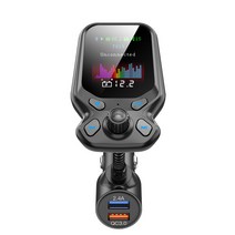 BT007 업그레이드버전 BT010 QC3.0 퀵차지 퀄컴3.0 고속충전 올인원 차량용 블루투스 핸드프리 디지털 무선 오디오 카팩 1.8 컬러 화면 AUX