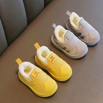 Wocha 겨울 아동 면화 남아 여아 베이비 기모 도톰 운동화 1세2세3세4세5세6세 WOCHAETMX020