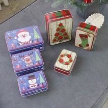 틴박스 틴케이스 쿠키틴케이스 초콜릿선물상자, 산타