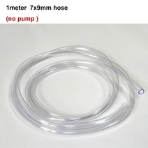 잠수펌프 DC 12V 마이크로 워터 펌프 사이클 브러시리스 모터 다이빙 펌프 3W 200L/H 수경 재배 공예 분수 5.5x2.1mm V27, 2.1m pumb hose