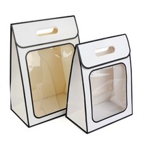 만화 카툰 애니 쇼핑백 종이백 선물 포장 당근마켓 중고나라 거래 매장 가게 상품 봉투, 색상/사이즈, 대 - 핑크