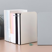 책고정 책 지지대 정리 도서 도서관 북엔드 2P 세트, 상품선택, 화이트
