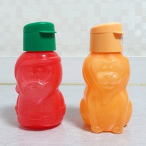 타파웨어 물병 물통 어린이물병 350ml 2P, 오렌지+레드