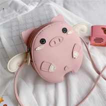 가죽가방만들기 키트 DIY 가죽공예 바느질세트, 02 돼지 PINK, 1