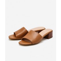 COLE HAAN Calli 여성 로우 힐 슬라이드 브라운 [WIDTH:B]
