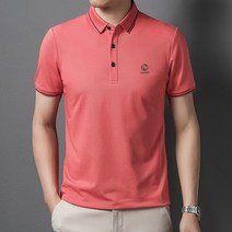 남성티셔츠반팔 청년 여름 고급 카라셔츠 비지니스 상의 남자 YF P55 4993738433